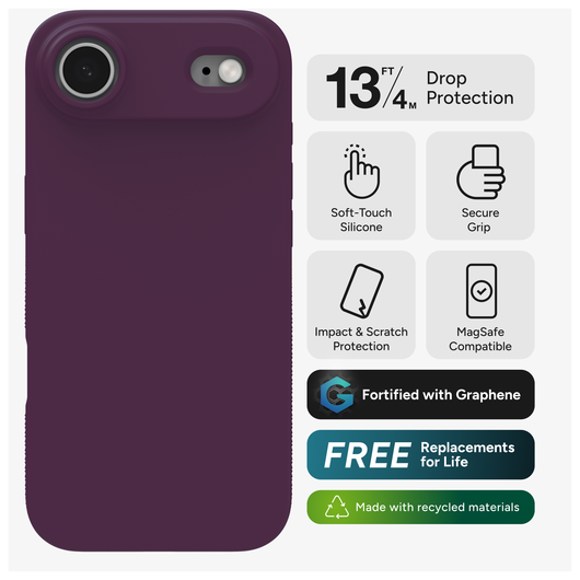 ZAGG Manhattan Snap Apple iPhone 17 Air Hoesje MagSafe Back Cover Rood afbeelding 4