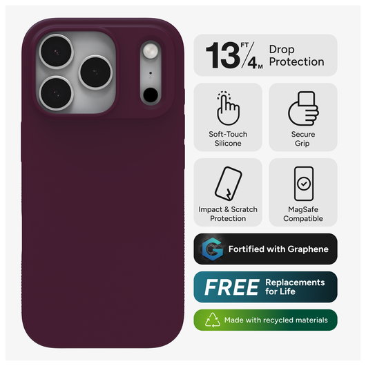 ZAGG Manhattan Snap Apple iPhone 17 Pro Hoesje MagSafe Back Cover Rood afbeelding 6