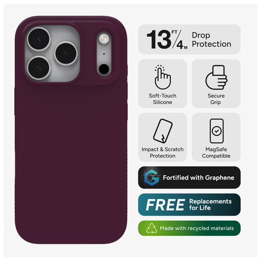 ZAGG Manhattan Snap Apple iPhone 17 Pro Max Hoesje MagSafe Back Cover Rood afbeelding 4
