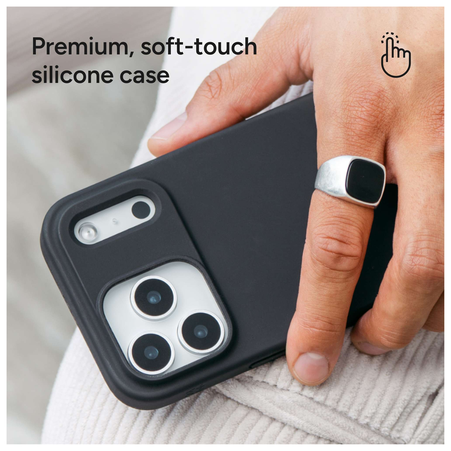ZAGG Manhattan Snap Apple iPhone 17 Hoesje MagSafe Back Cover Zwart afbeelding 8