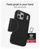ZAGG Manhattan Snap Apple iPhone 17 Pro Hoesje MagSafe Back Cover Zwart afbeelding 5