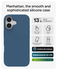 ZAGG Manhattan Snap Apple iPhone 17 Hoesje MagSafe Back Cover Blauw afbeelding 2