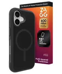 ZAGG Sedona Snap iPhone 17 Hoesje MagSafe Back Cover Zwart afbeelding