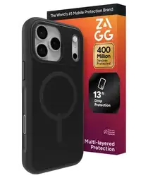 ZAGG Sedona Snap iPhone 17 Pro Max Hoesje MagSafe Back Cover Zwart afbeelding