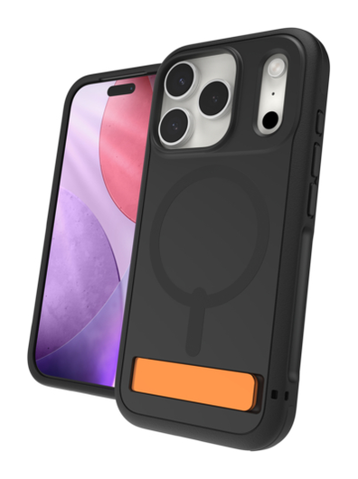 ZAGG Sedona Snap Kickstand iPhone 17 Pro Hoesje MagSafe Back Cover Zwart afbeelding 1