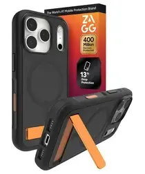 ZAGG Sedona Snap Kickstand iPhone 17 Pro Max Hoesje MagSafe Back Cover Zwart afbeelding