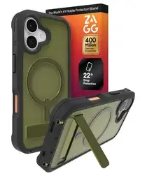 ZAGG Rainier Snap Kickstand iPhone 17 Hoesje MagSafe Back Cover Groen afbeelding