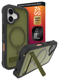 ZAGG Rainier Snap Kickstand iPhone 17 Hoesje MagSafe Back Cover Groen afbeelding