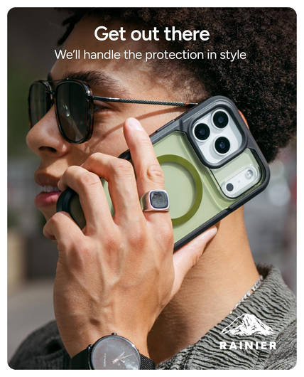 ZAGG Rainier Snap Kickstand iPhone 17 Pro Max Hoesje MagSafe Back Cover Groen afbeelding 8