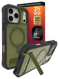 ZAGG Rainier Snap Kickstand iPhone 17 Pro Max Hoesje MagSafe Back Cover Groen afbeelding