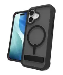 ZAGG Rainier Snap Kickstand iPhone 17 Hoesje MagSafe Back Cover Zwart afbeelding
