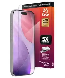 ZAGG Glass Elite iPhone 17 Pro Screen Protector Tempered Glass afbeelding