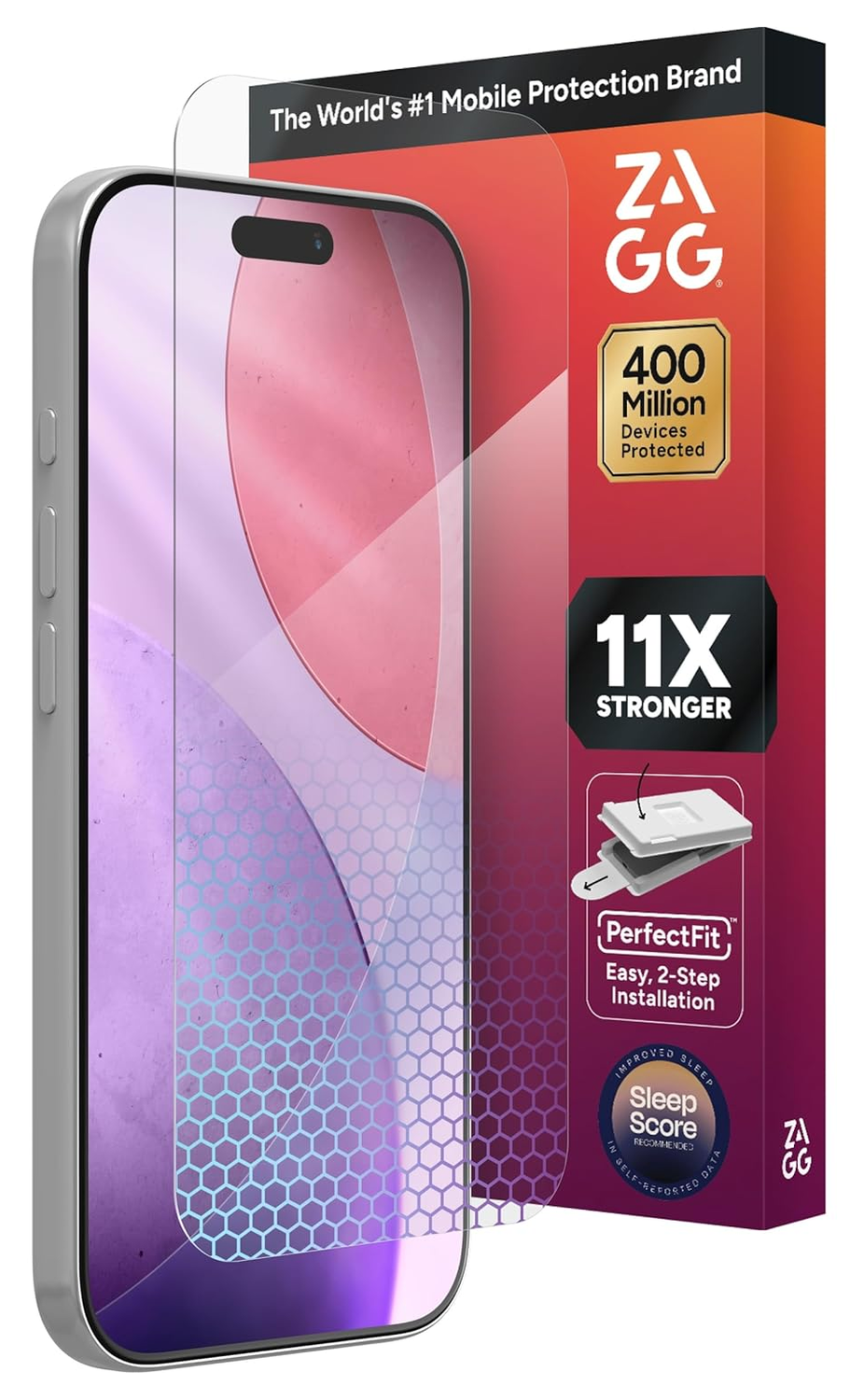 ZAGG InvisibleShield XTR5 iPhone 17 Pro Screen Protector Anti-Blue Light afbeelding 1