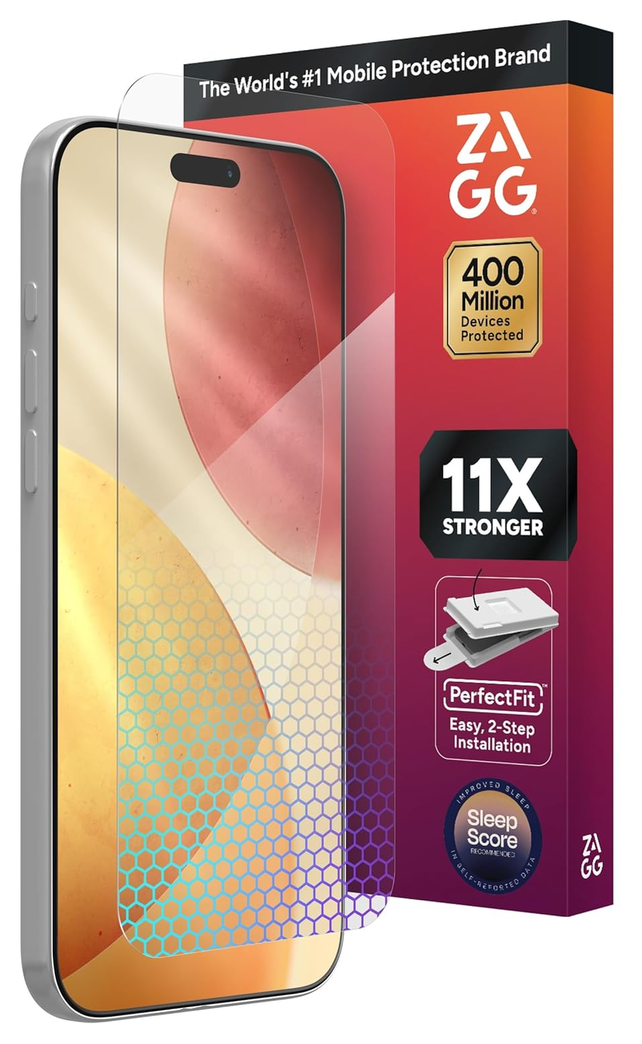 ZAGG InvisibleShield XTR5 iPhone 17 Pro Max Screen Protector Anti-Blue Light afbeelding 1