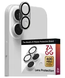 ZAGG Glass Elite Camera Frame iPhone 17 / 16 / 16 Plus Camera Protector Zwart afbeelding