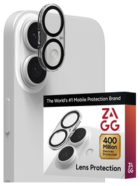 ZAGG Glass Elite Camera Frame iPhone 17 / 16 / 16 Plus Camera Protector Zwart afbeelding
