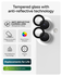ZAGG Camera Rings iPhone 17 / 16 / 16 Plus Camera Protector Zwart afbeelding 3