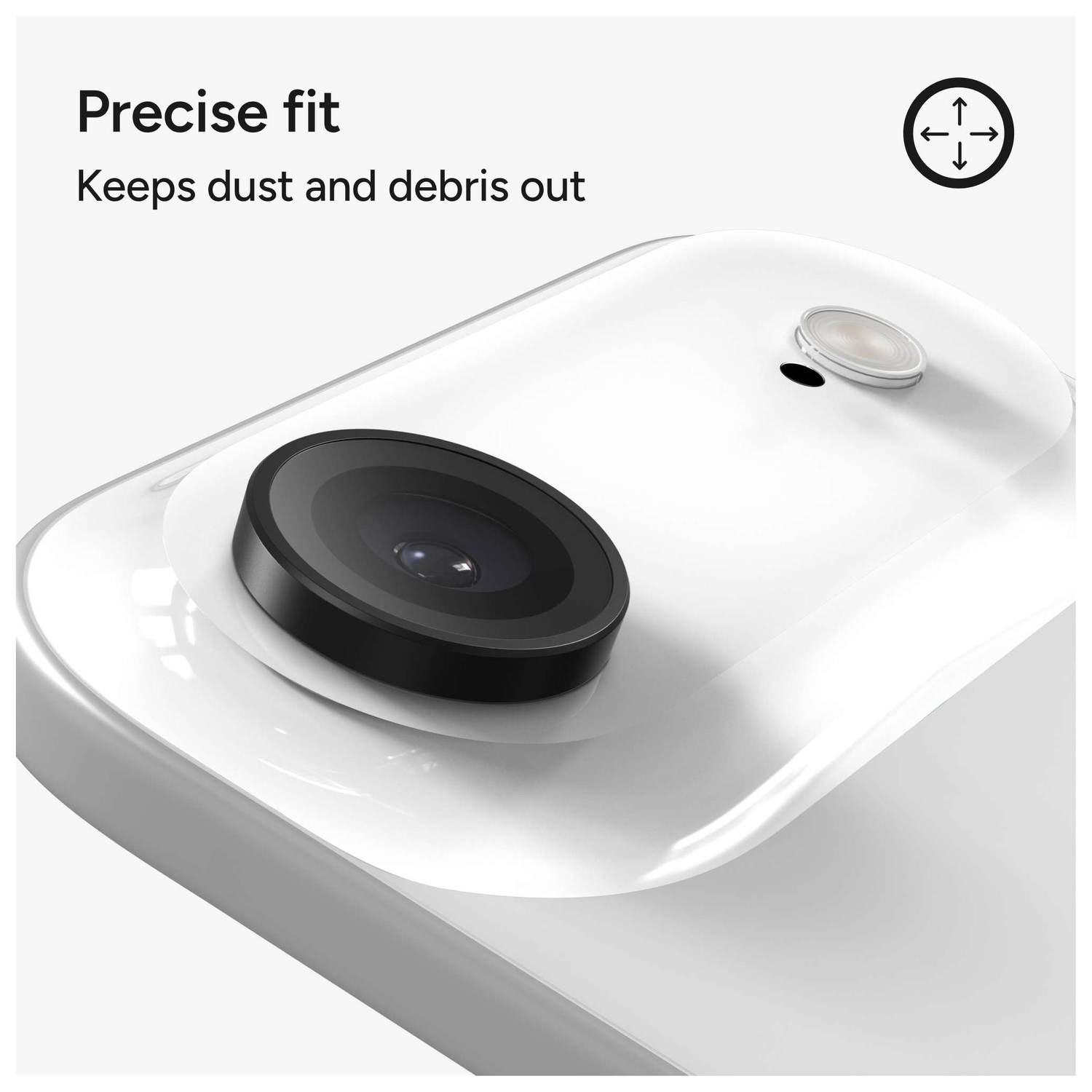 ZAGG Glass Elite Camera Rings iPhone Air Camera Protector Zwart afbeelding 5