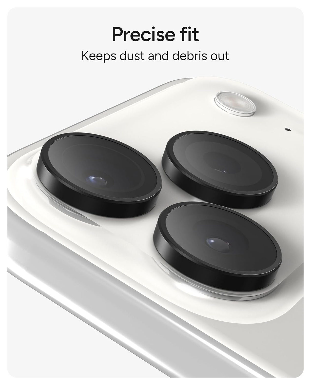 ZAGG Camera Rings iPhone 17 Pro (Max)/16 Pro (Max) Camera Protector Zwart afbeelding 4