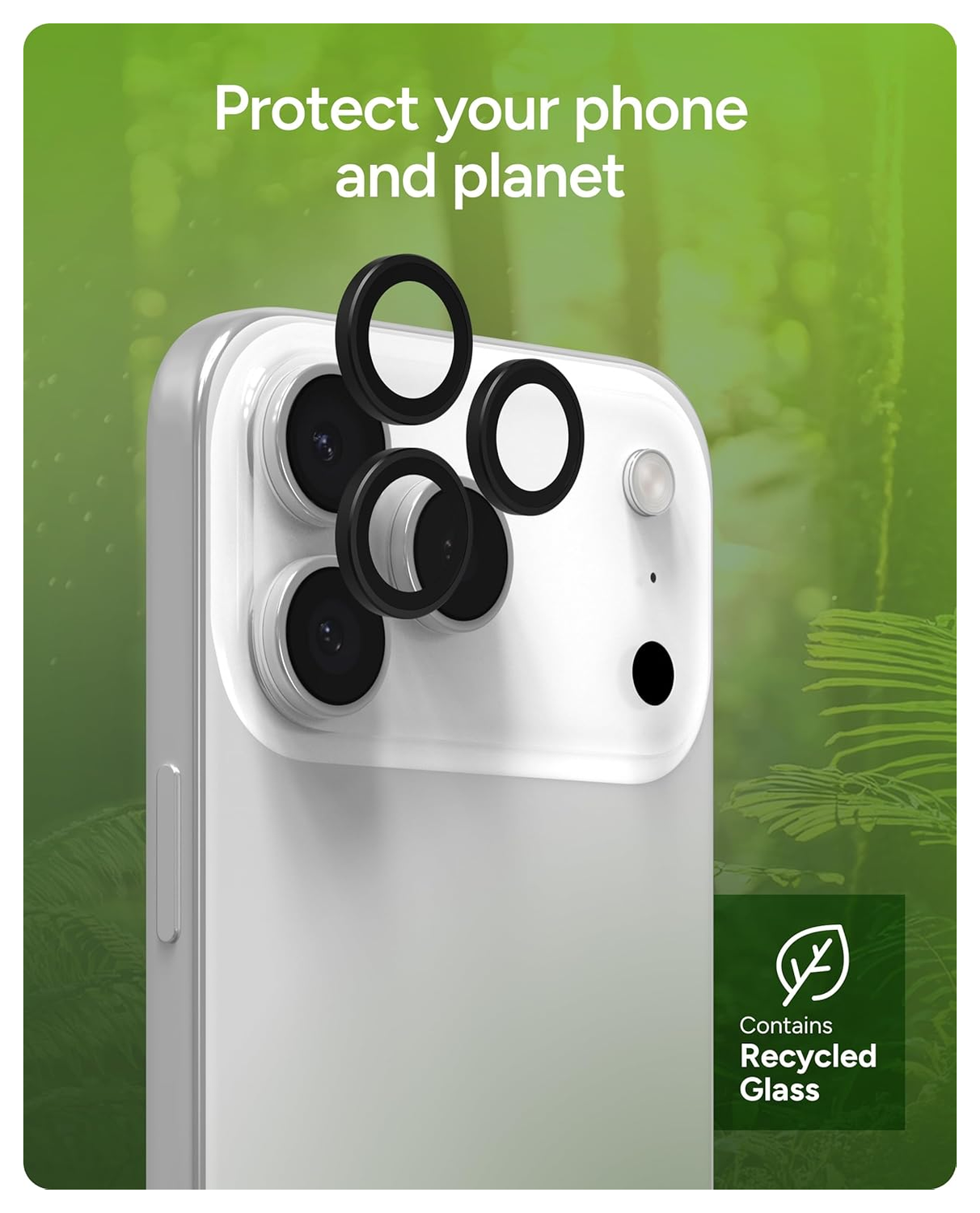 ZAGG Camera Rings iPhone 17 Pro (Max)/16 Pro (Max) Camera Protector Zwart afbeelding 7