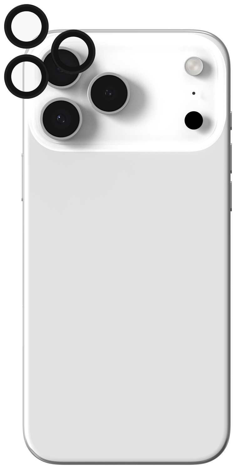 ZAGG Camera Rings iPhone 17 Pro (Max)/16 Pro (Max) Camera Protector Zwart afbeelding 6