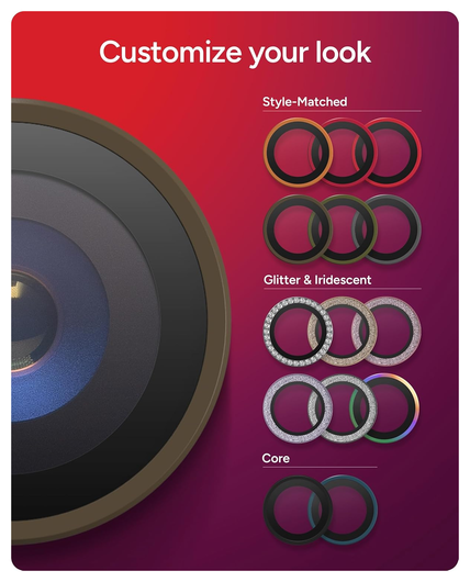 ZAGG Camera Rings iPhone 17 / 16 / 16 Plus Camera Protector Beige afbeelding 8