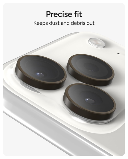 ZAGG Camera Rings iPhone 17 Pro (Max)/16 Pro (Max) Camera Protector Beige afbeelding 5