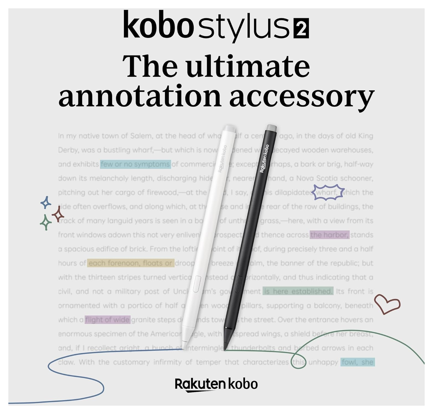 Kobo Stylus 2 Stylus Pen Geschikt voor Kobo E-Readers met USB-C poort Wit afbeelding 6