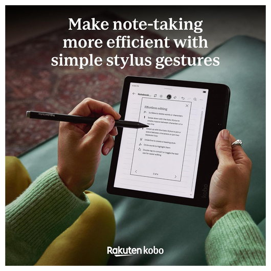 Kobo Stylus 2 Stylus Pen Geschikt voor Kobo E-Readers met USB-C poort Wit afbeelding 4