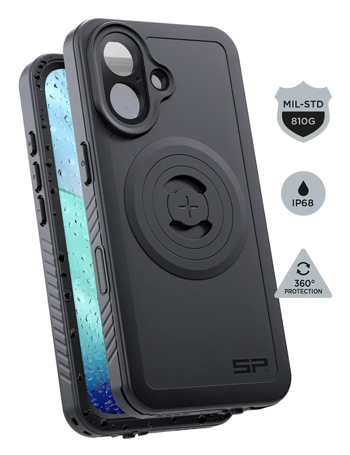 SP Connect Xtreme SPC+ iPhone 17 Hoesje Full Protect MagSafe Zwart afbeelding 2