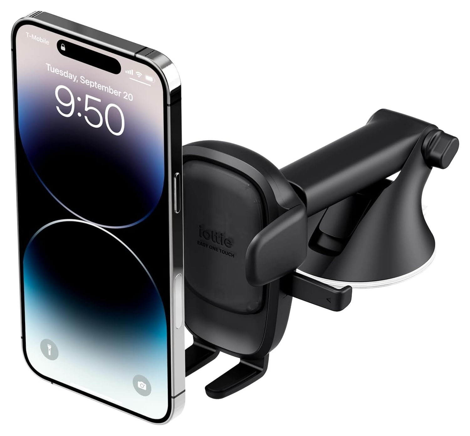 iOttie Easy One Touch 6 Telefoonhouder Auto Dashboard/Raam met Zuignap afbeelding 1