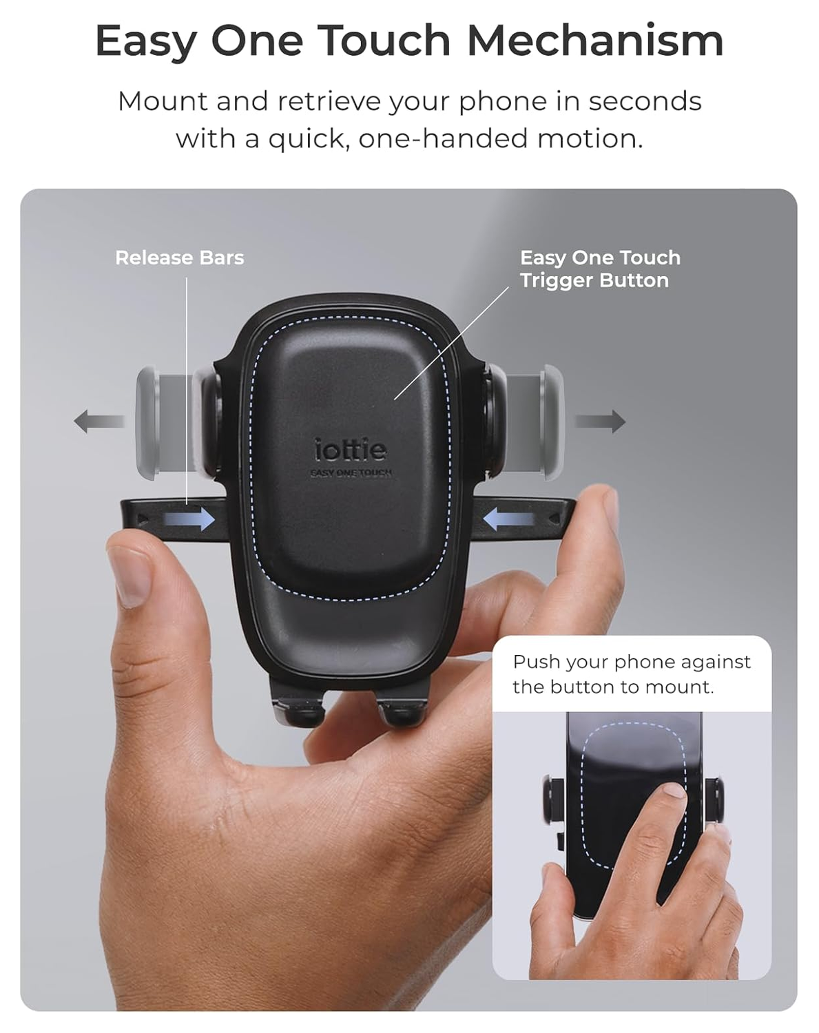 iOttie Easy One Touch 6 Telefoonhouder Auto Dashboard/Raam met Zuignap afbeelding 3