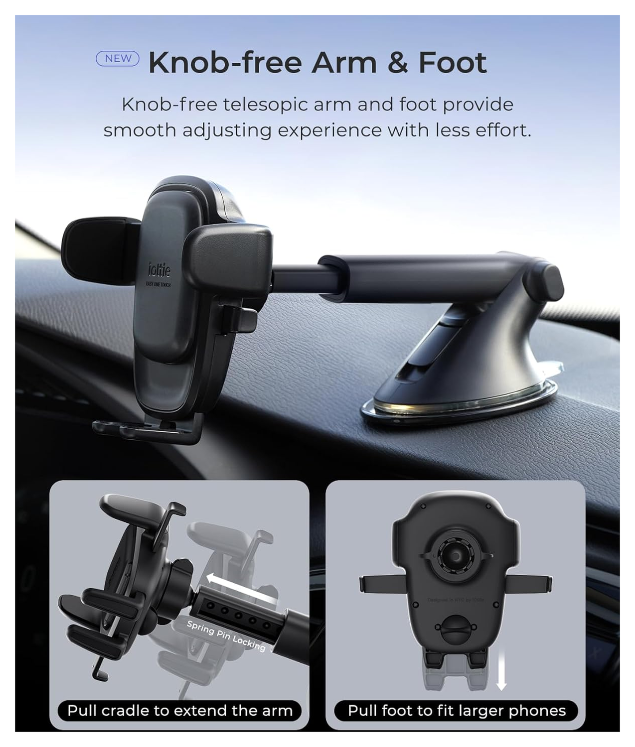 iOttie Easy One Touch 6 Telefoonhouder Auto Dashboard/Raam met Zuignap afbeelding 5