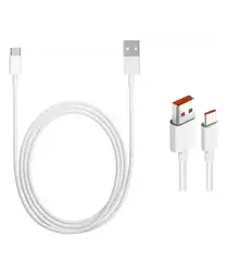 Originele Xiaomi USB-A naar USB-C Kabel 6A 120W PD 1M Wit afbeelding