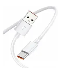 Originele Xiaomi USB-A naar USB-C Kabel 6A 120W PD 1M Wit afbeelding