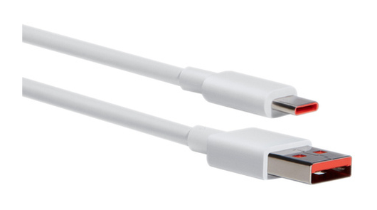 Originele Xiaomi USB-A naar USB-C Kabel 6A 120W PD 1M Wit afbeelding 9