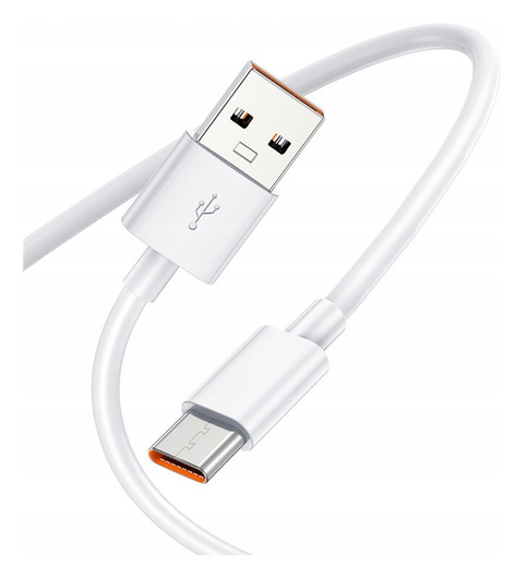 Originele Xiaomi USB-A naar USB-C Kabel 6A 120W PD 1M Wit afbeelding 1