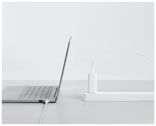 Originele Xiaomi USB-A naar USB-C Kabel 6A 120W PD 1M Wit afbeelding 4