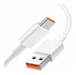 Originele Xiaomi USB-A naar USB-C Kabel 6A 120W PD 1M Wit afbeelding 2