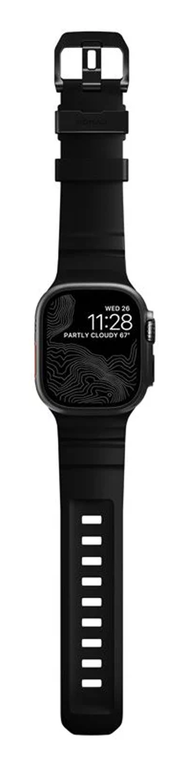 Nomad Rocky Point - Apple Watch Band - 1-10/SE/Ultra - 49/46/45/44/42MM - Zwart afbeelding 2