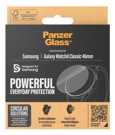 PanzerGlass Samsung Galaxy Watch 8 Classic Screen Protector Glas afbeelding 2