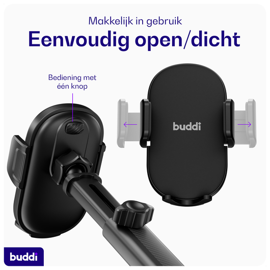 Buddi Way 2 Universele Telefoonhouder Auto Dashboard/Raam met Zuignap afbeelding 8