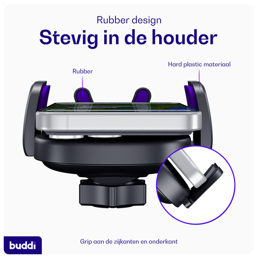 Buddi Way 2 Universele Telefoonhouder Auto Ventilatierooster met Klem afbeelding 3