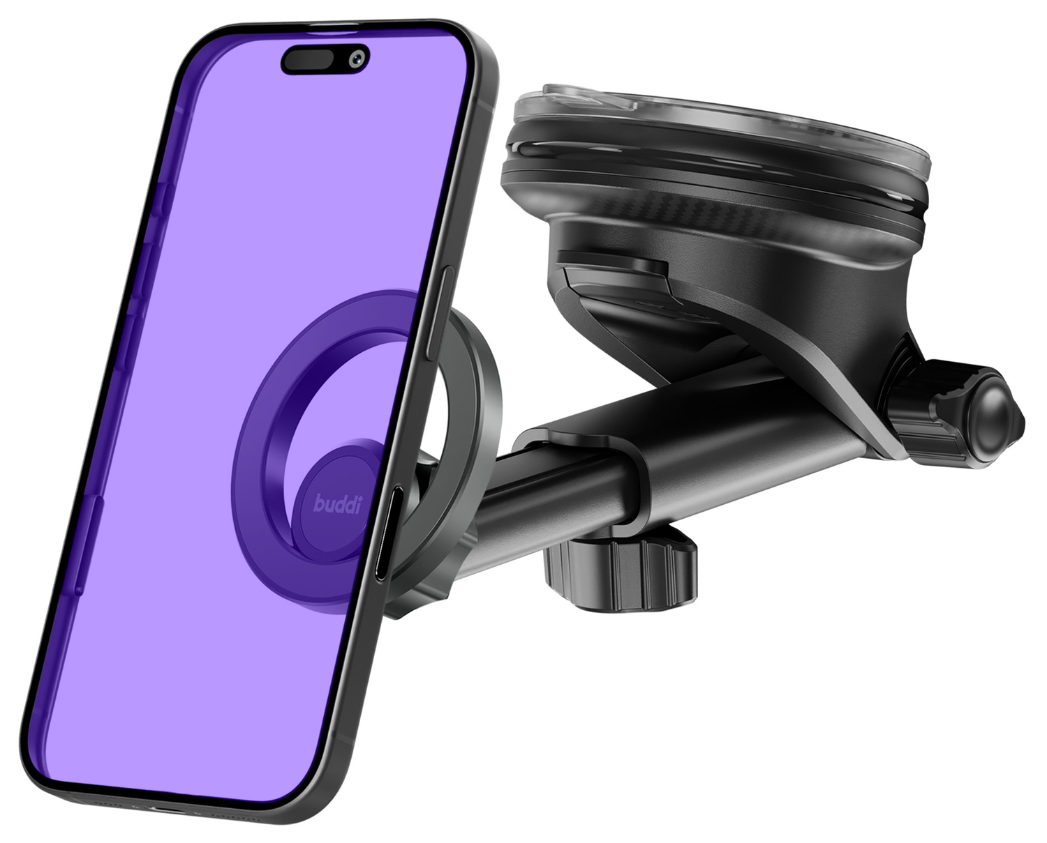 Buddi MagWay Universele MagSafe Telefoonhouder Auto Dashboard/Raam met Zuignap afbeelding 13