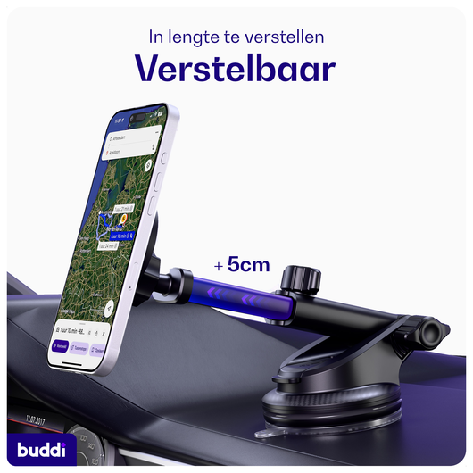 Buddi MagWay Universele MagSafe Telefoonhouder Auto Dashboard/Raam met Zuignap afbeelding 12