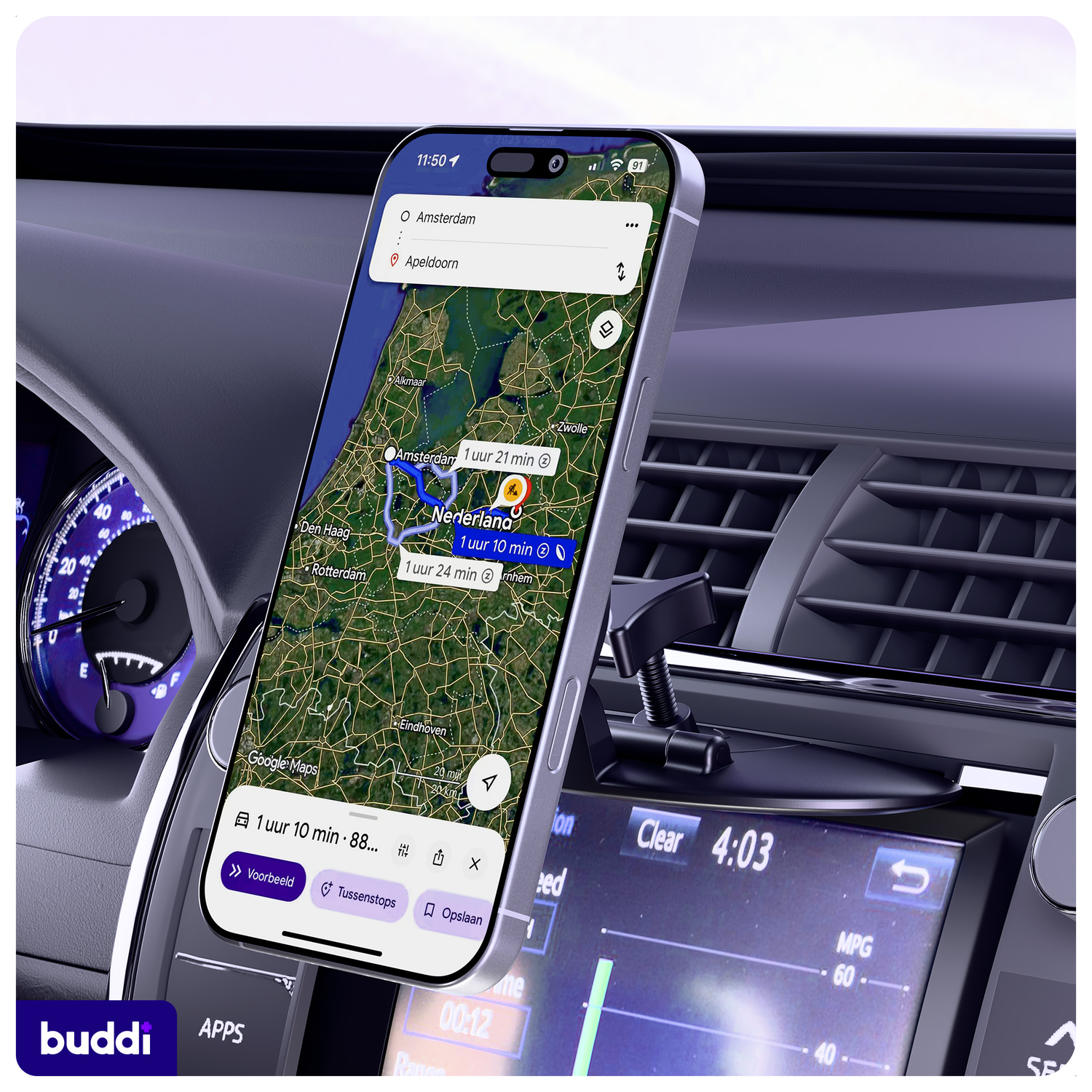 Buddi MagWay Universele MagSafe Telefoonhouder Auto CD-Speler met Sleuf Houder afbeelding 7