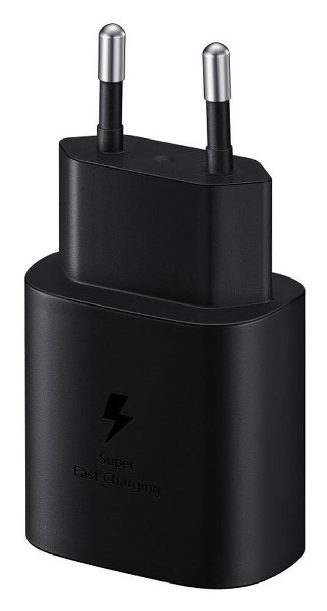 Originele Samsung 25W Power Adapter USB-C Adapter Duo Pack Zwart afbeelding 9