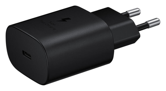 Originele Samsung 25W Power Adapter USB-C Adapter Duo Pack Zwart afbeelding 2