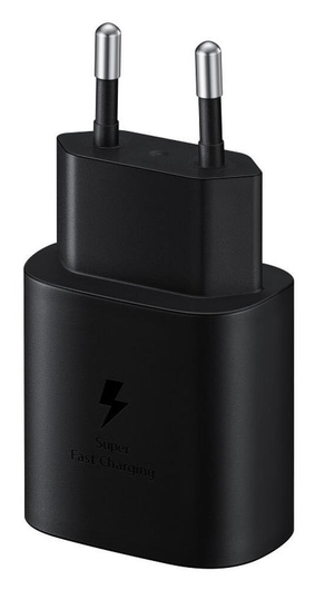 Originele Samsung 25W Power Adapter USB-C Adapter Duo Pack Zwart afbeelding 9