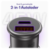 Buddi Power 45W Autolader met USB-C naar Lightning Krulsnoer afbeelding 2
